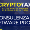 Consulenza Cripto Asset Digitali con Team CryptoTax + Software 1 anno (Valido solo per membri CryptoTax)